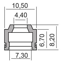 Gufero RMS valve stem