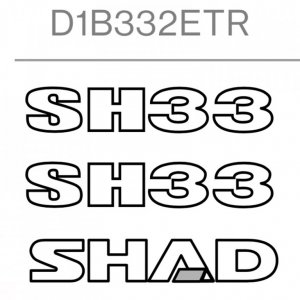 Samolepky SHAD pro SH33