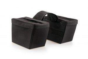 Semi-rigid saddlebag CUSTOMACCES ELTON černý pár