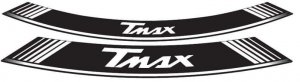 Linka na ráfek PUIG T-MAX bílá linky na ráfek - sada 8ks