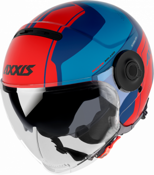 Otevřená helma AXXIS RAVEN SV ABS milano matt blue red XS