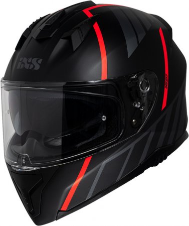Integrální helma iXS iXS 217 2.0 matná černá-červená S pro TRIUMPH Speed Triple 1050