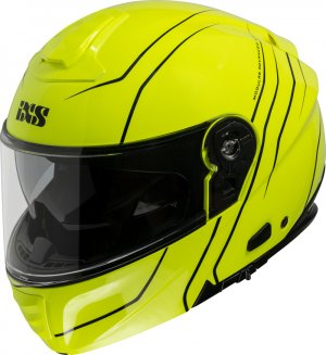 Flip-up helmet iXS iXS 460 FG 2.0 neon yellow - black S