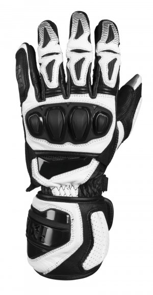 Sportovní rukavice iXS RS-300 2.0 černo-bílá M