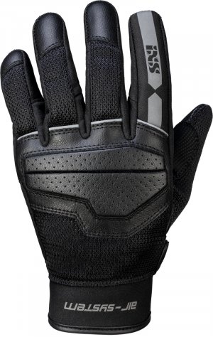 Klasické rukavice iXS EVO-AIR černo-šedá L