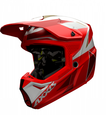 Motokrosová helma AXXIS WOLF bandit b5 matt red S pro KAWASAKI GTR 1000