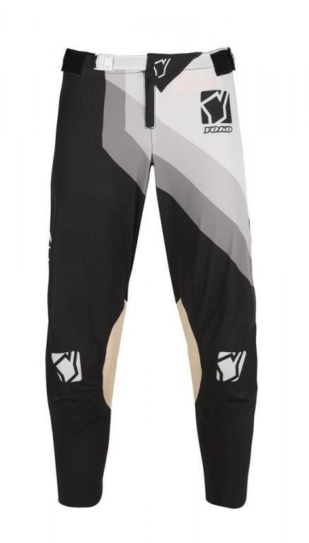 Motokrosové kalhoty YOKO VIILEE černý / bílý 40