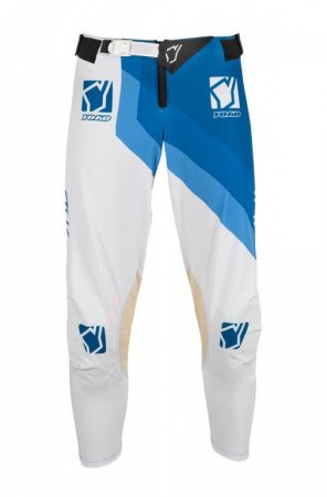 Motokrosové kalhoty YOKO VIILEE bílý / modrý 28 pro SUZUKI DR-Z 250