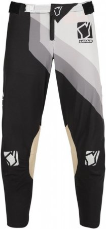 Motokrosové dětské kalhoty YOKO VIILEE černý / bílý 26
