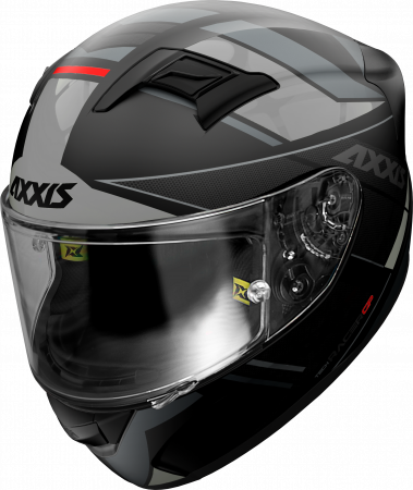 Integrální helma AXXIS GP RACER SV FIBER TECH matná šedá M pro KAWASAKI GPZ 900 R