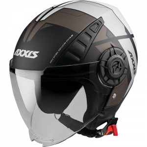 Otevřená helma AXXIS METRO ABS metro b2 lesklá šedá L