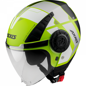 Otevřená helma AXXIS METRO ABS cool b3 matná fluor žlutá XS
