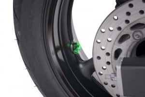 Ventily pro bezdušová kola PUIG zelená D 8,3mm