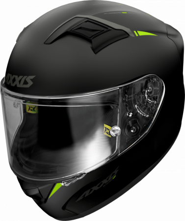 Integrální helma AXXIS GP RACER SV FIBER SOLID fluo žlutá XXL pro SUZUKI GSX-R 750