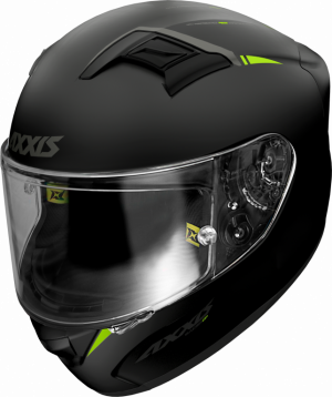 Integrální helma AXXIS GP RACER SV FIBER SOLID fluo žlutá S