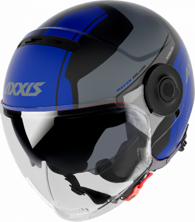 Otevřená helma AXXIS RAVEN SV ABS milano matt blue M pro KAWASAKI EN 500