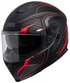 Integrální helma iXS iXS1100 2.4 matná černá-červená L