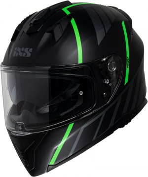 Integrální helma iXS iXS 217 2.0 matně černo-fosforově zelený S