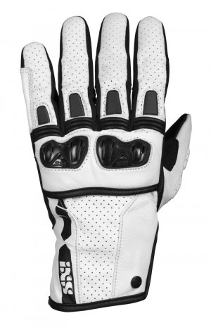 Dámské sportovní rukavice iXS TALURA 3.0 bílo-černá DM