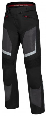 Kalhoty iXS GERONA-AIR 1.0 černo-šedo-červená K3XL (3XL) pro KAWASAKI GPZ 550