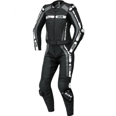 2pcs women's sport suit iXS RS-800 1.0 černo-šedo-bílá 36D pro YAMAHA FZR 1000