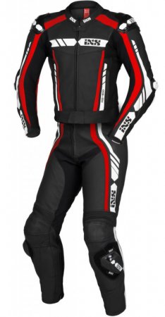 2pcs sport suit iXS RS-800 1.0 černo-červeno-bílá 48H pro SUZUKI GSX-R 750