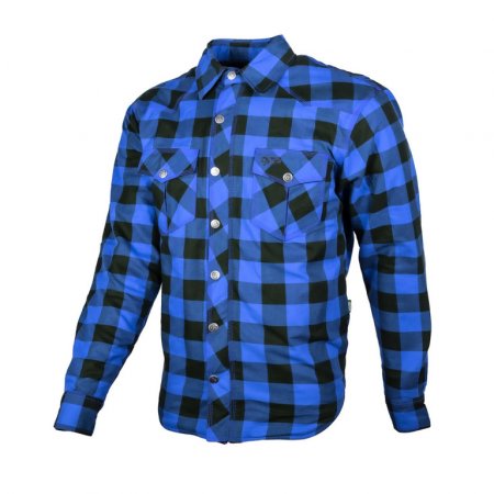 Košile GMS JAGUAR černo-modrá L pro ATV YAMAHA YFM 660 Grizzly