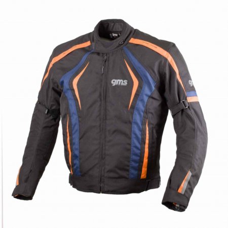 Sportovní bunda GMS PACE modro-oranžovo-černý M pro SUZUKI DR 250